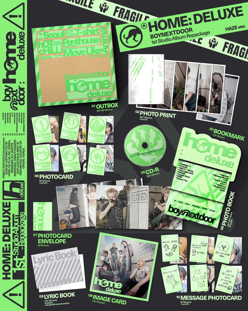 【テサン】BOYNEXTDOOR  House Ver. BOYNEXTDOOR - HOME: DELUXE [HAZE Ver.] – Factory Records