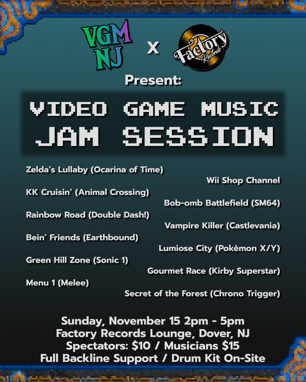 VGM Jam Session [Spectator Tickets]