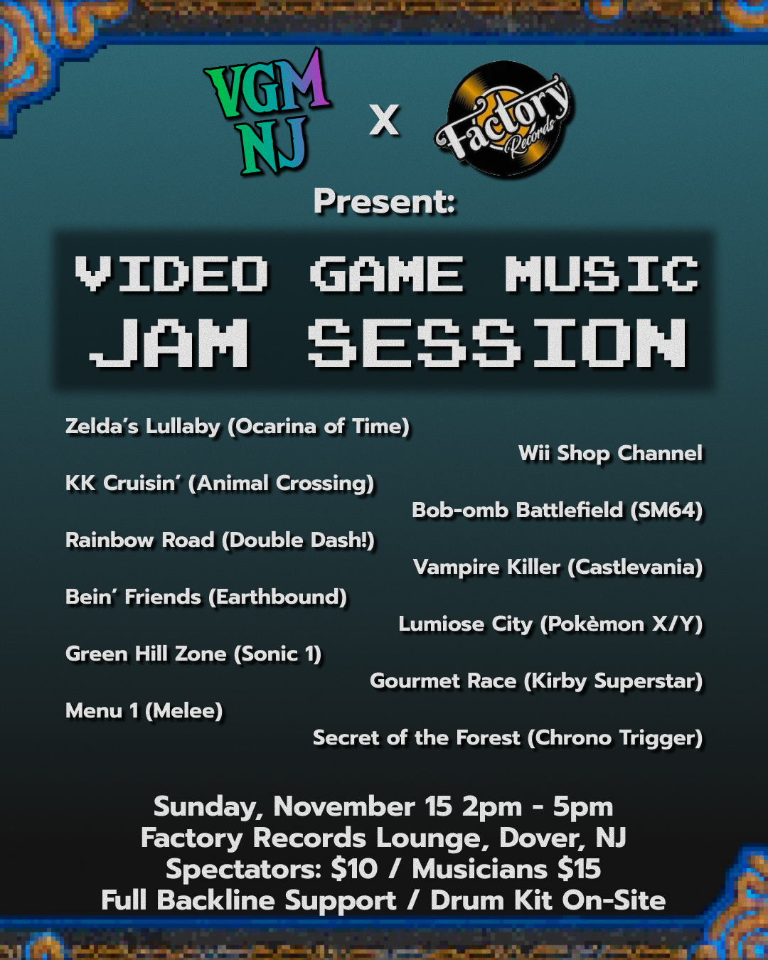 VGM Jam Session [Spectator Tickets]