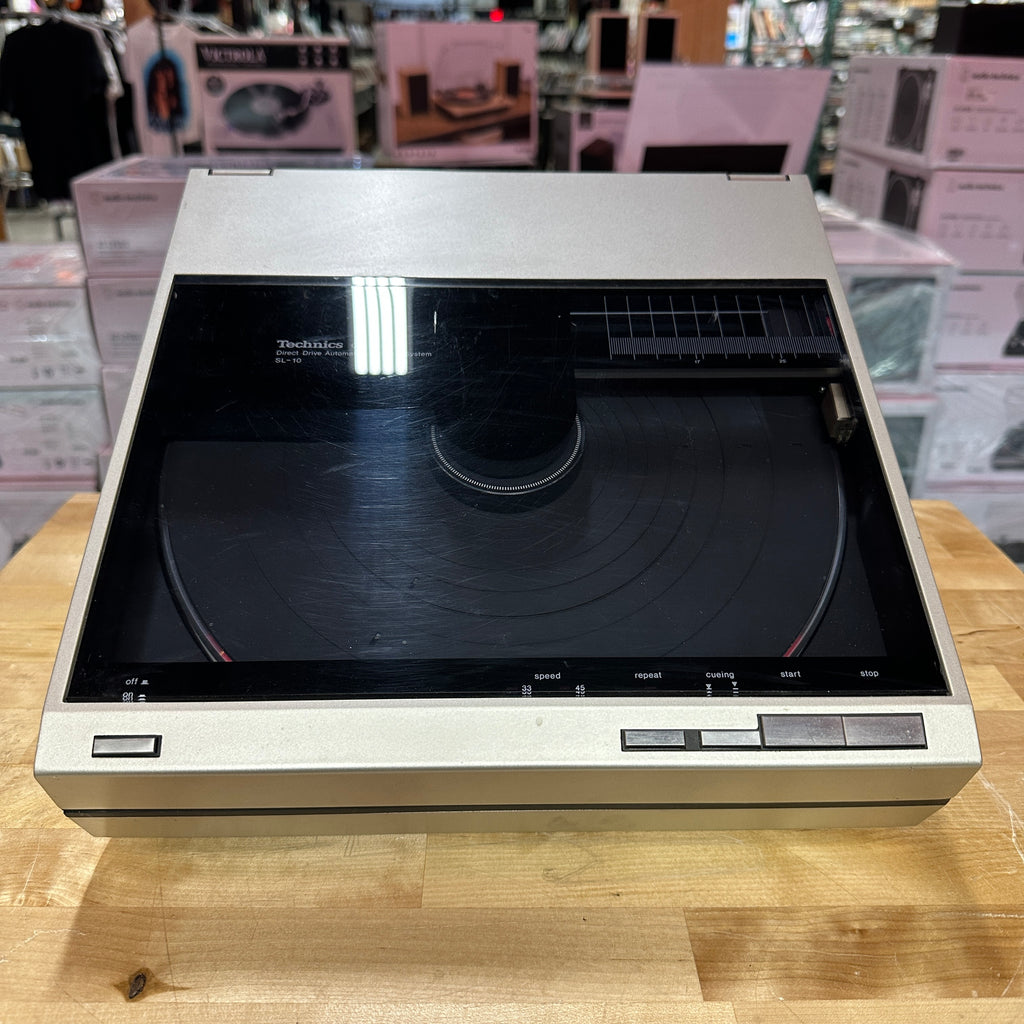 Pre-Owned Turntable - Technics SL-10 Quartz Direct Drive Linear Tracking Turntable with SH-B10 Legs