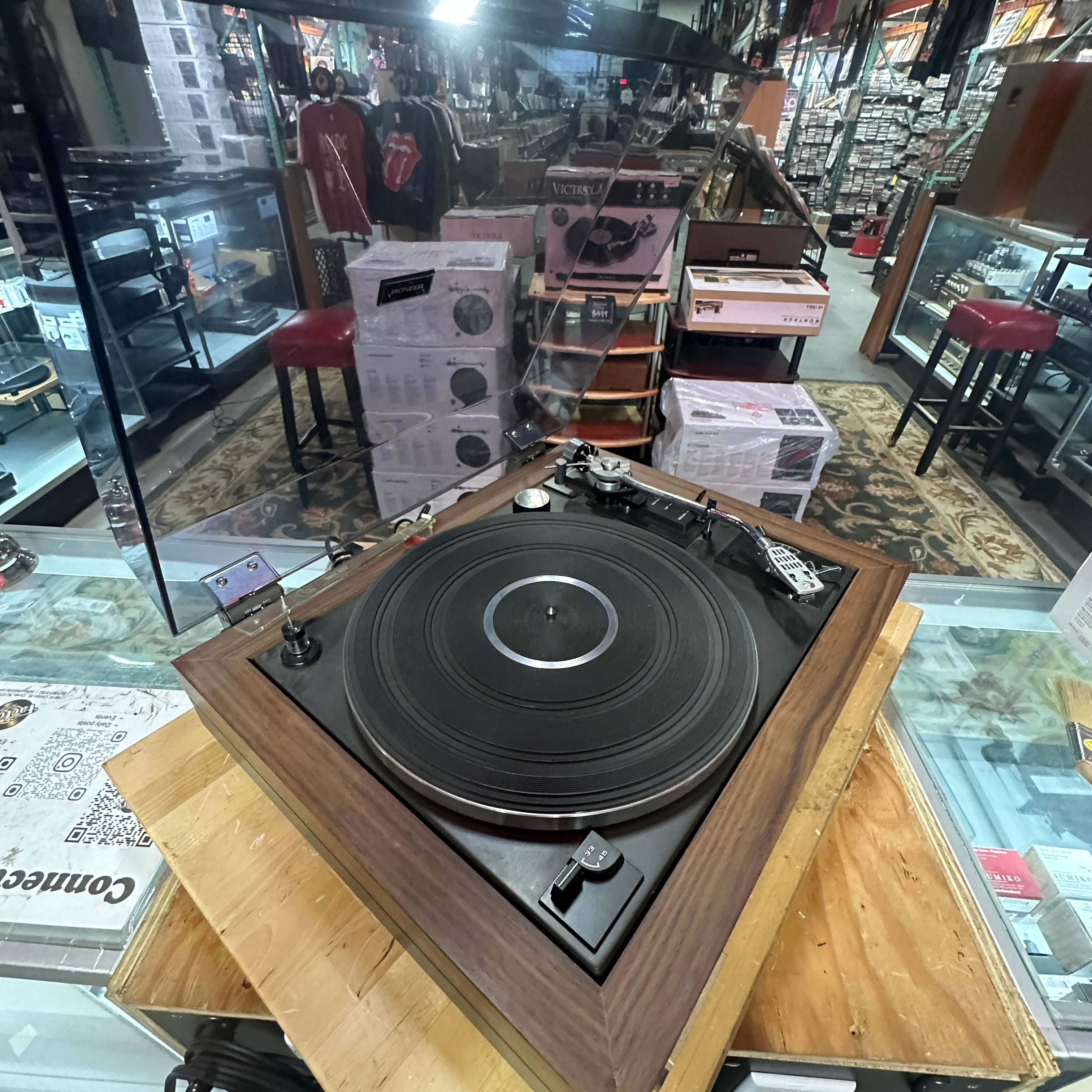 Pioneer PL-A45D Fully Automatic Turntable included V 15 IV Shure Cartridge