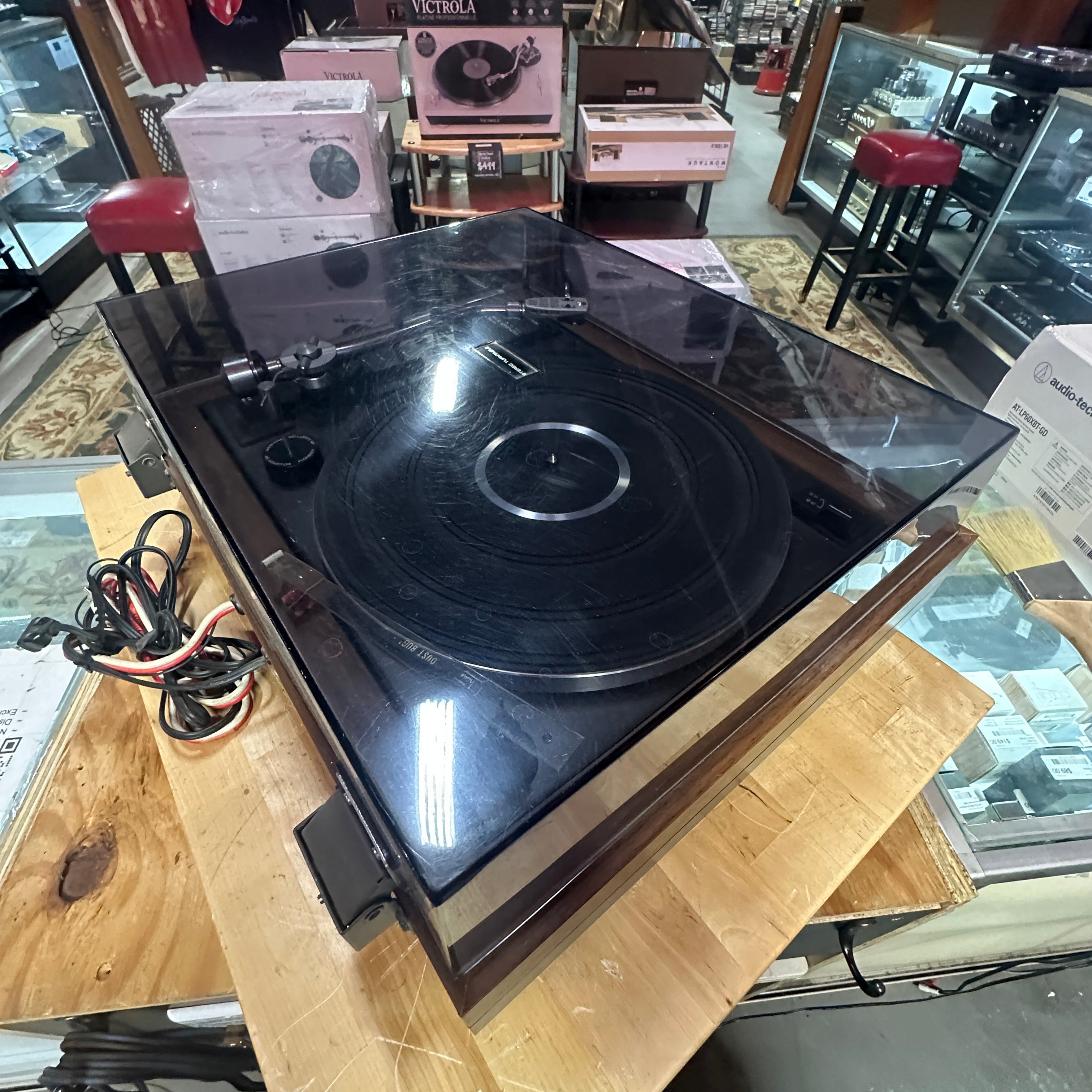 Pioneer PL-A45D Fully Automatic Turntable included V 15 IV Shure Cartridge
