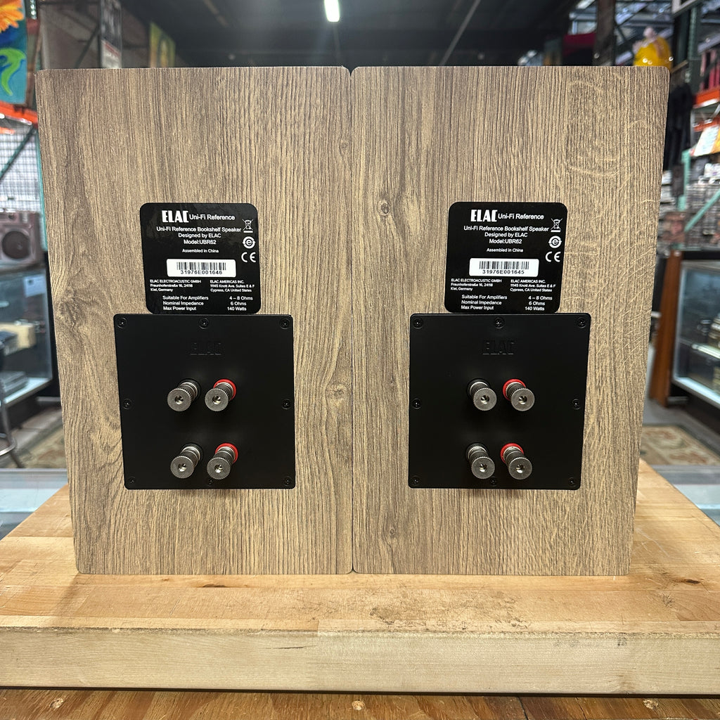 Speakers - Elac Uni-Fi Reference UBR62 Bookshelf Speakers (Pair) with Box