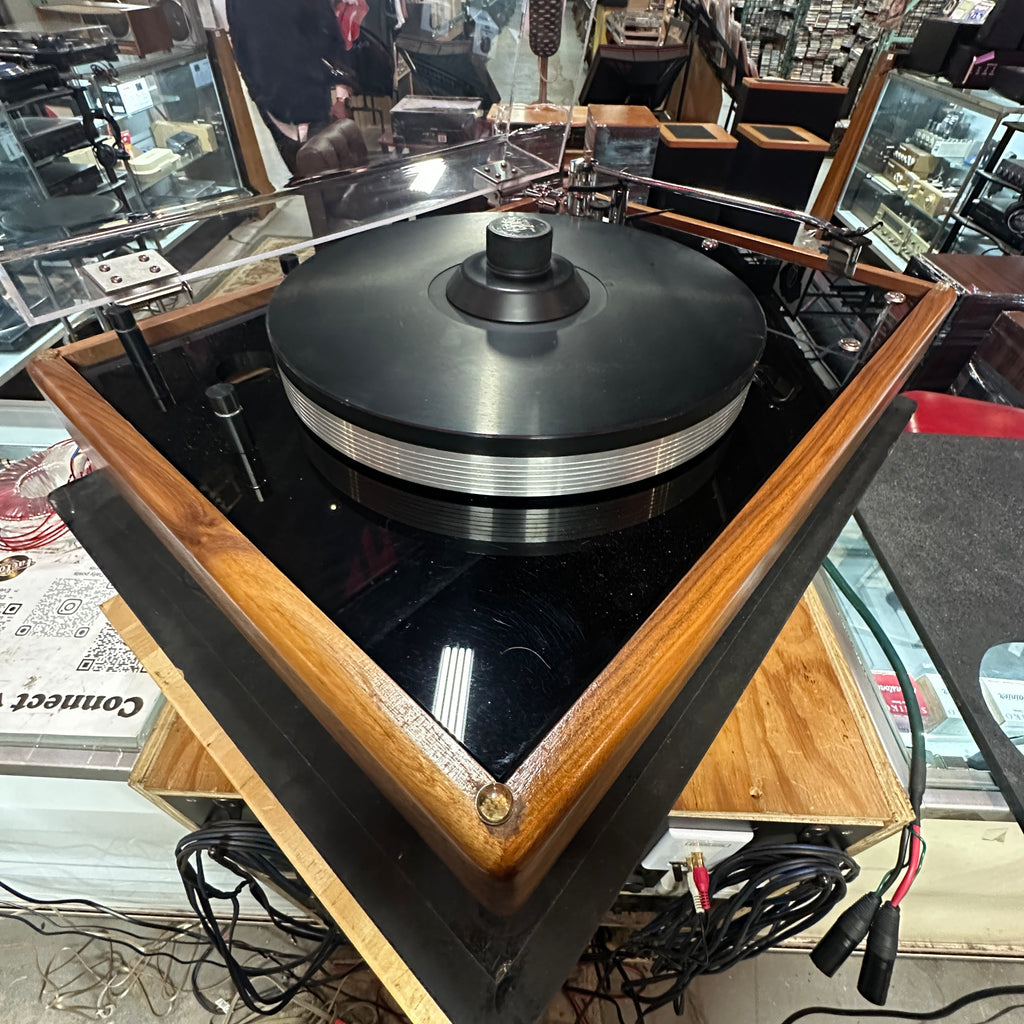 Turntable - VPI HW-19 Mk IV Turntable, Morch DP-8 Tone Arm, Custom Bright Star Audio Black Sand-Filled Plinth