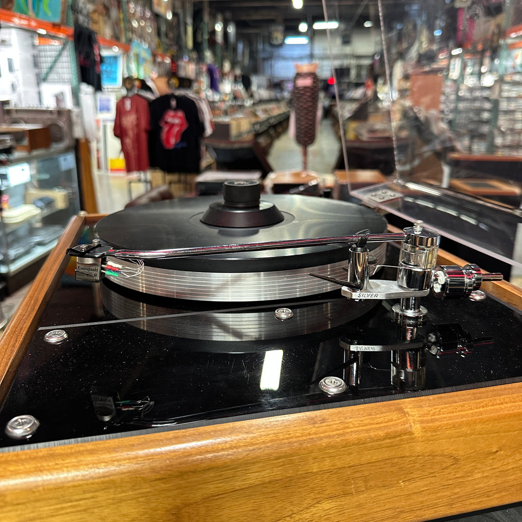 Turntable - VPI HW-19 Mk IV Turntable, Morch DP-8 Tone Arm, Custom Bright Star Audio Black Sand-Filled Plinth
