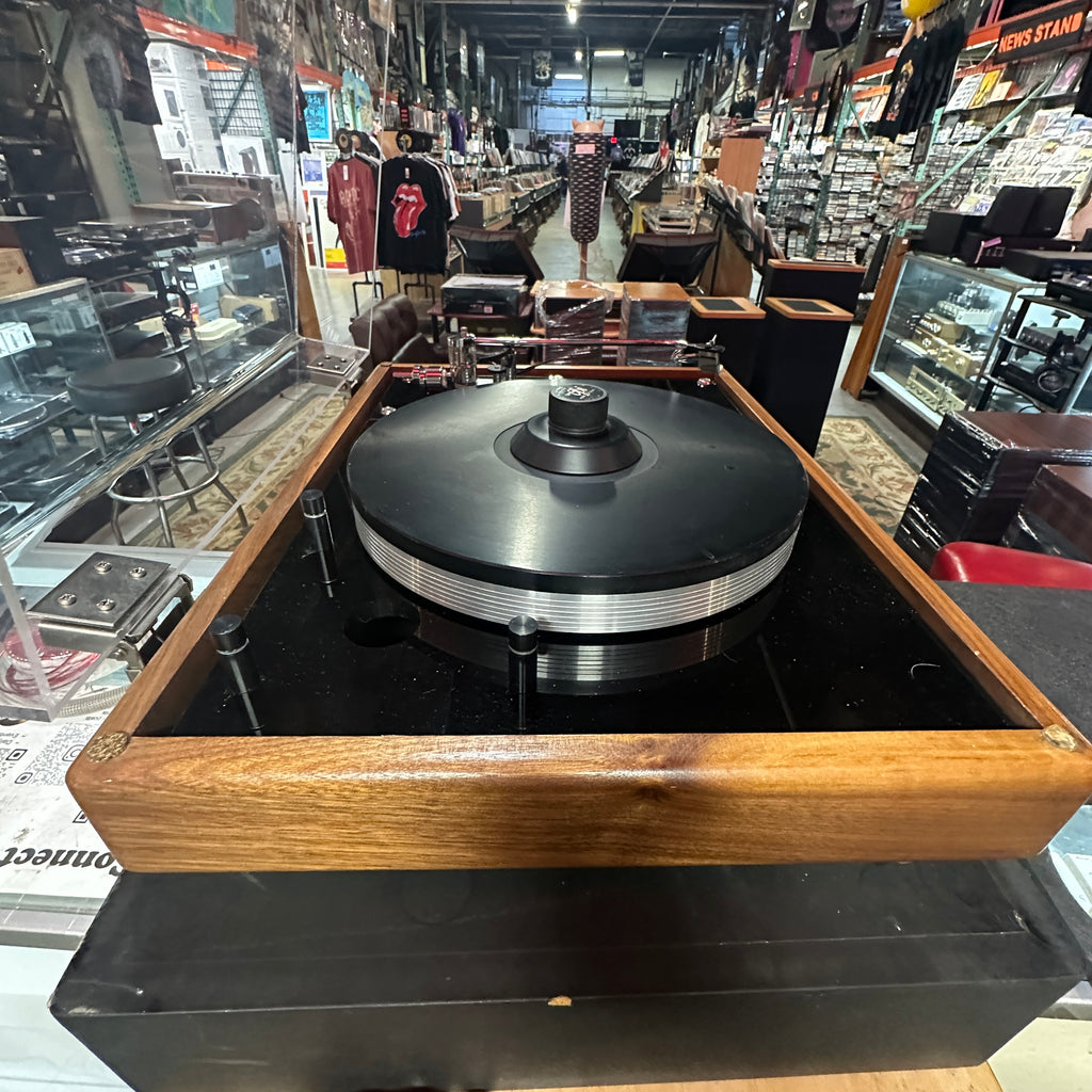 Turntable - VPI HW-19 Mk IV Turntable, Morch DP-8 Tone Arm, Custom Bright Star Audio Black Sand-Filled Plinth