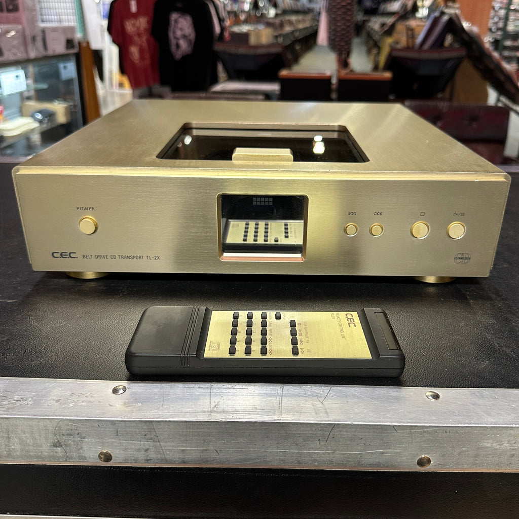 CEC TL-2X Belt Drive CD Transport - High End Audiophile Top Loader with Remote