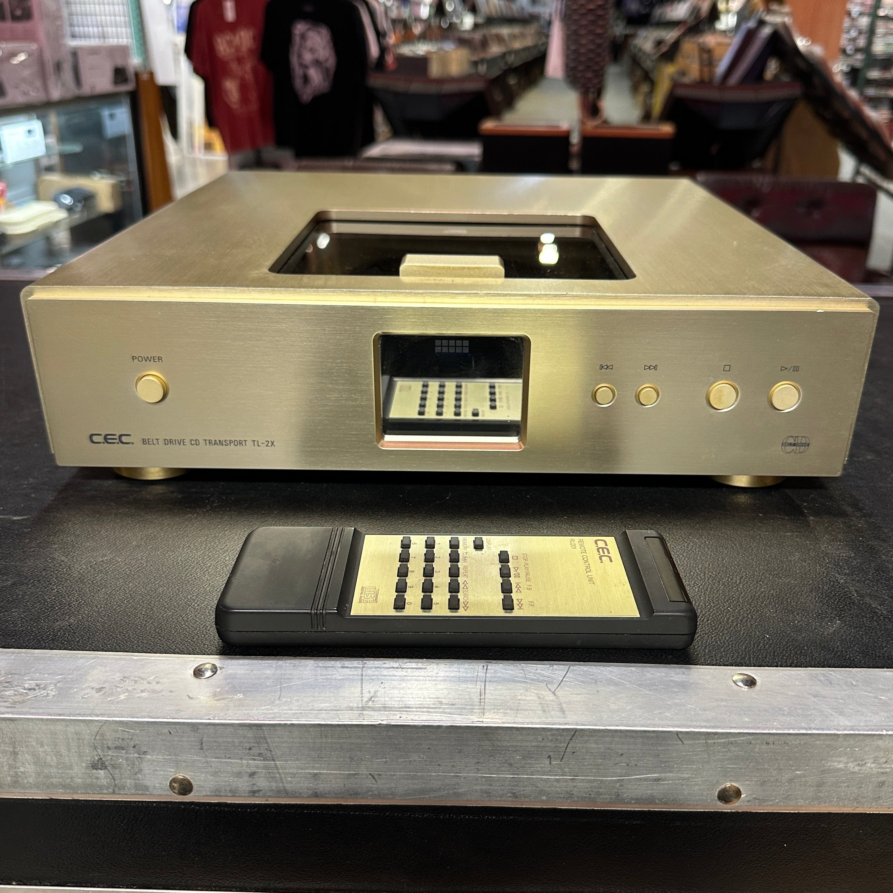 CEC TL-2X Belt Drive CD Transport - High End Audiophile Top Loader with Remote