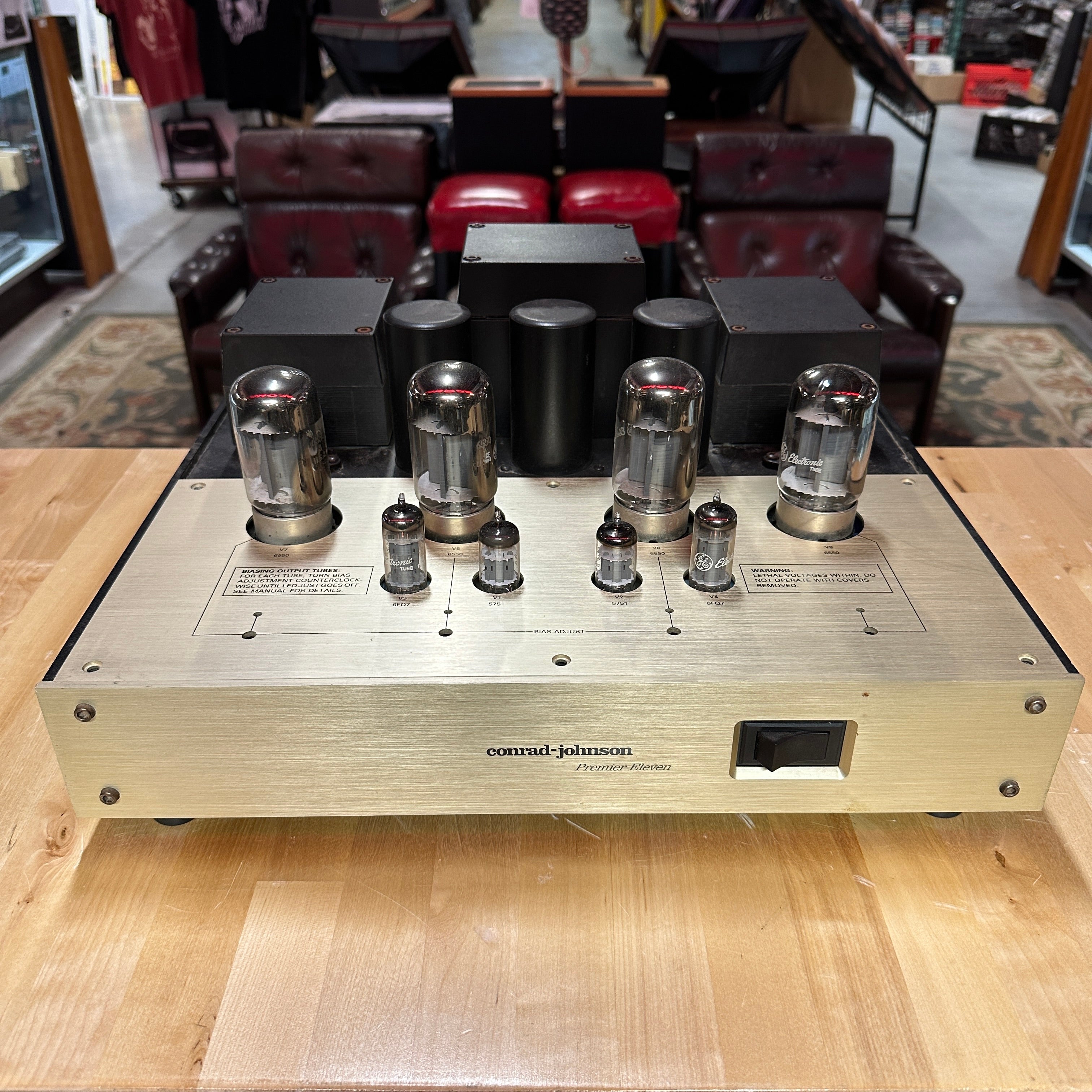 Conrad Johnson Premier Eleven Vacuum Tube Power Amplifier – 70Wpc