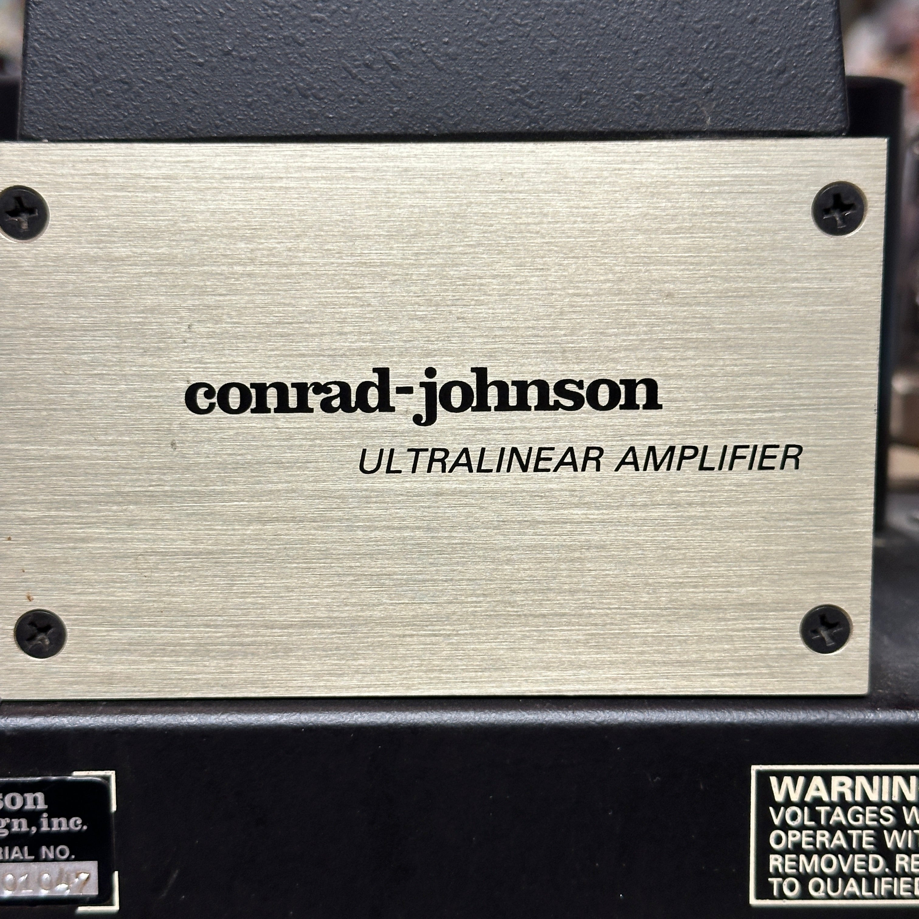 Conrad Johnson Premier Eleven Vacuum Tube Power Amplifier – 70Wpc