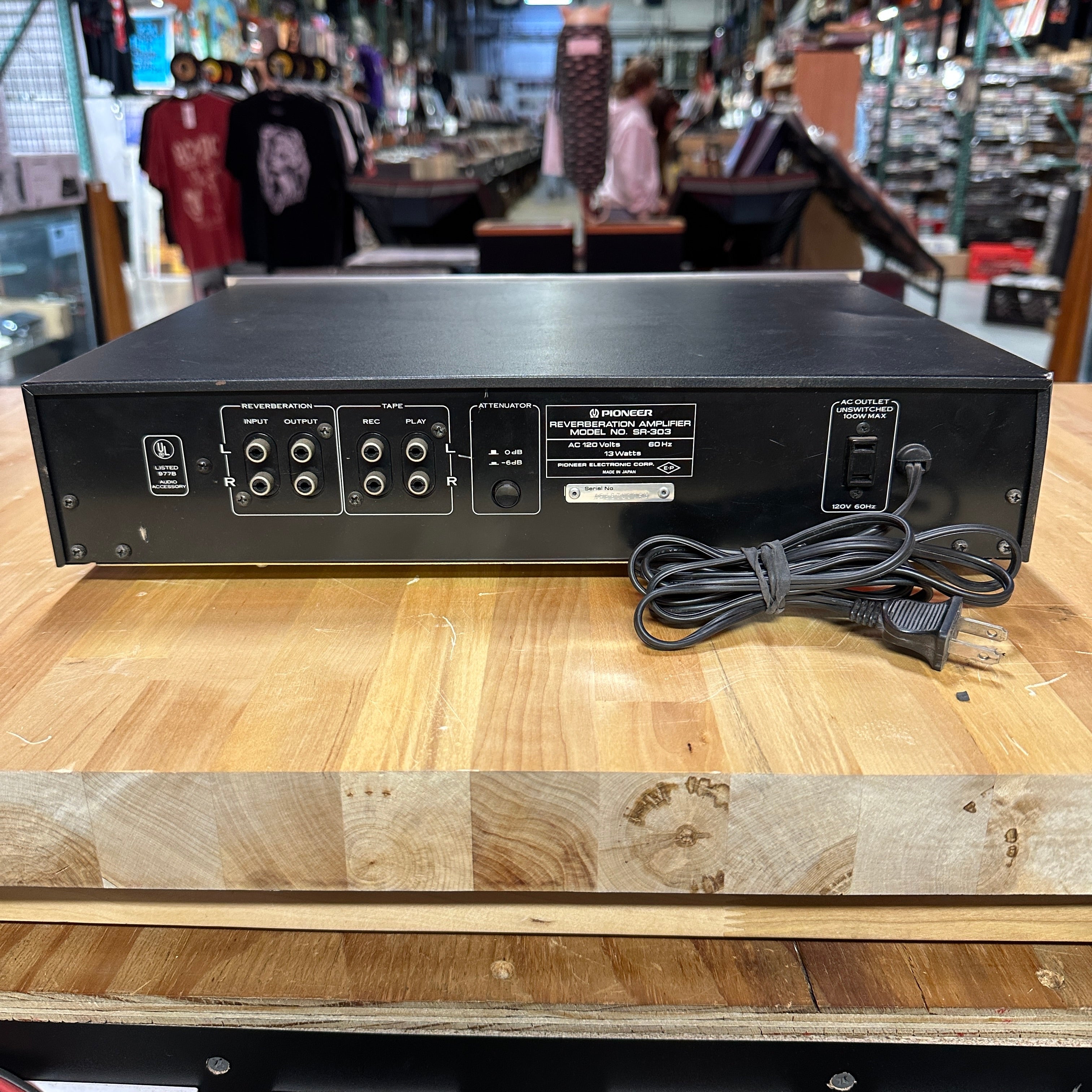 Pioneer SR-303 Reverb Amp with Animated Time Portal Display
