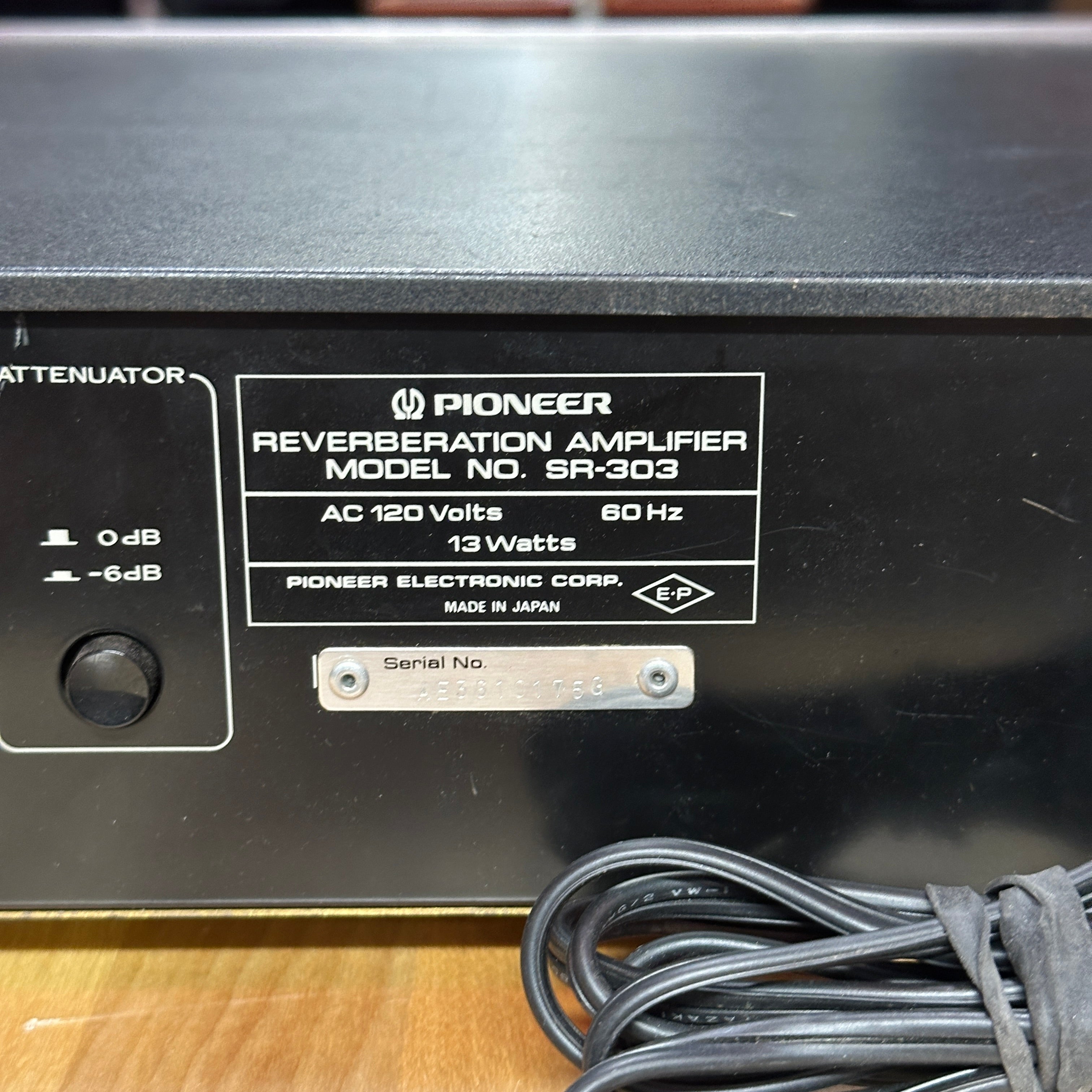 Pioneer SR-303 Reverb Amp with Animated Time Portal Display