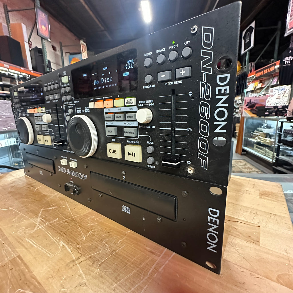 Denon DN-2600F Dual CD Player Controller – Classic Rack Mount DJ