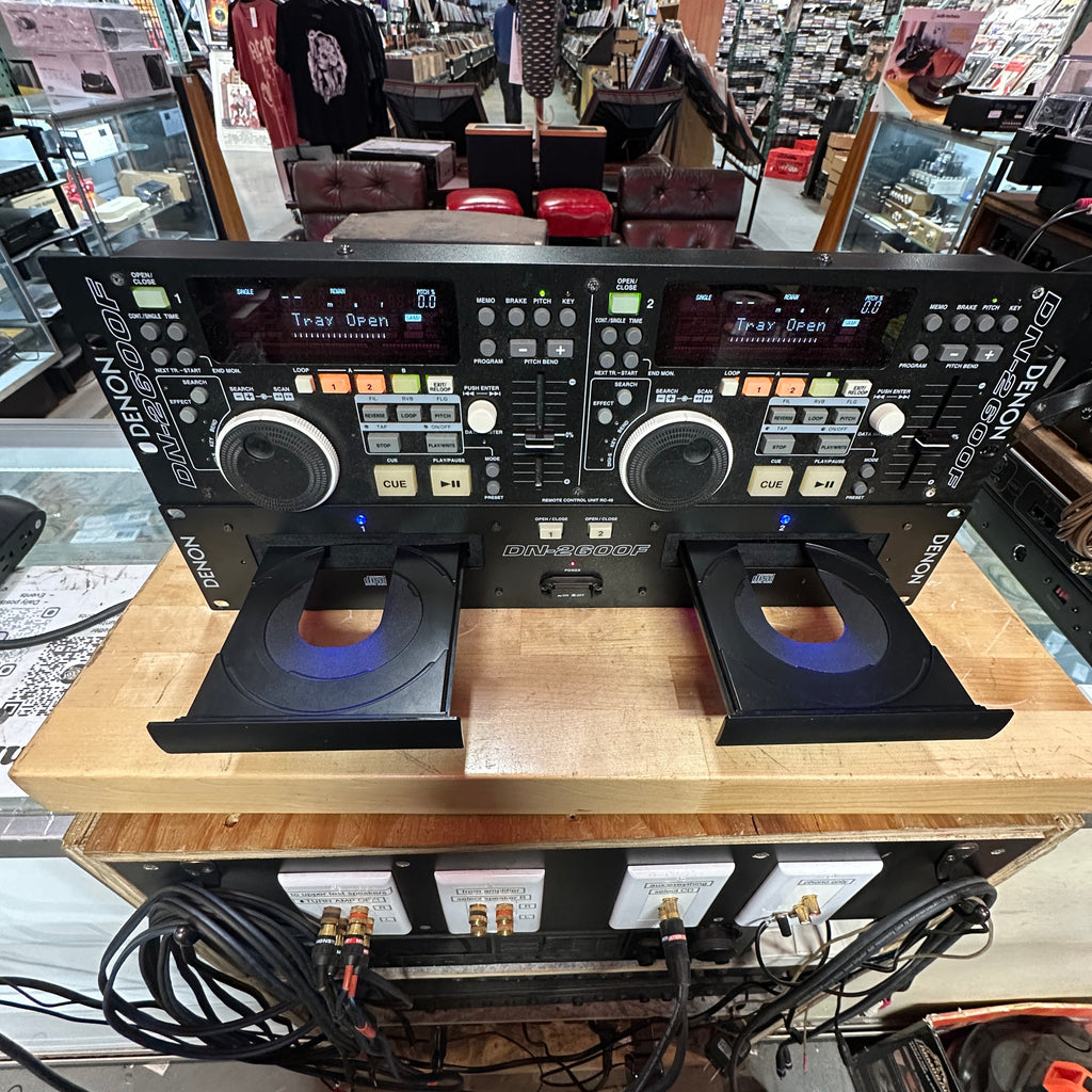 Denon DN-2600F Dual CD Player Controller – Classic Rack Mount DJ