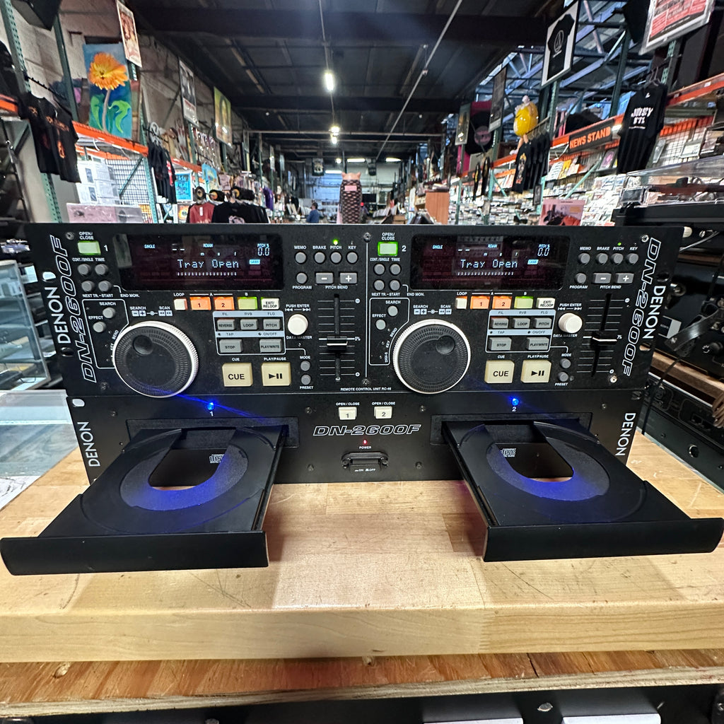 Denon DN-2600F Dual CD Player Controller – Classic Rack Mount DJ