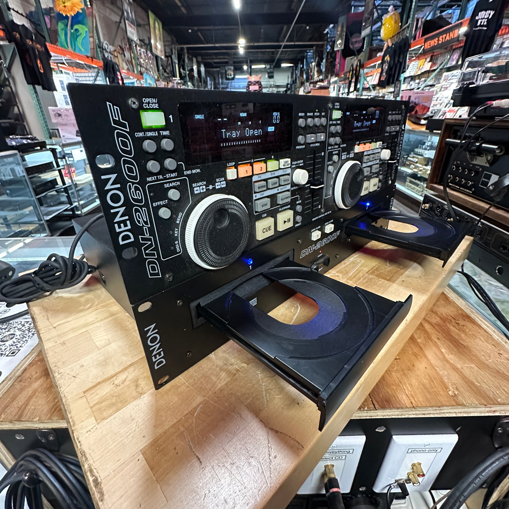 Denon DN-2600F Dual CD Player Controller – Classic Rack Mount DJ