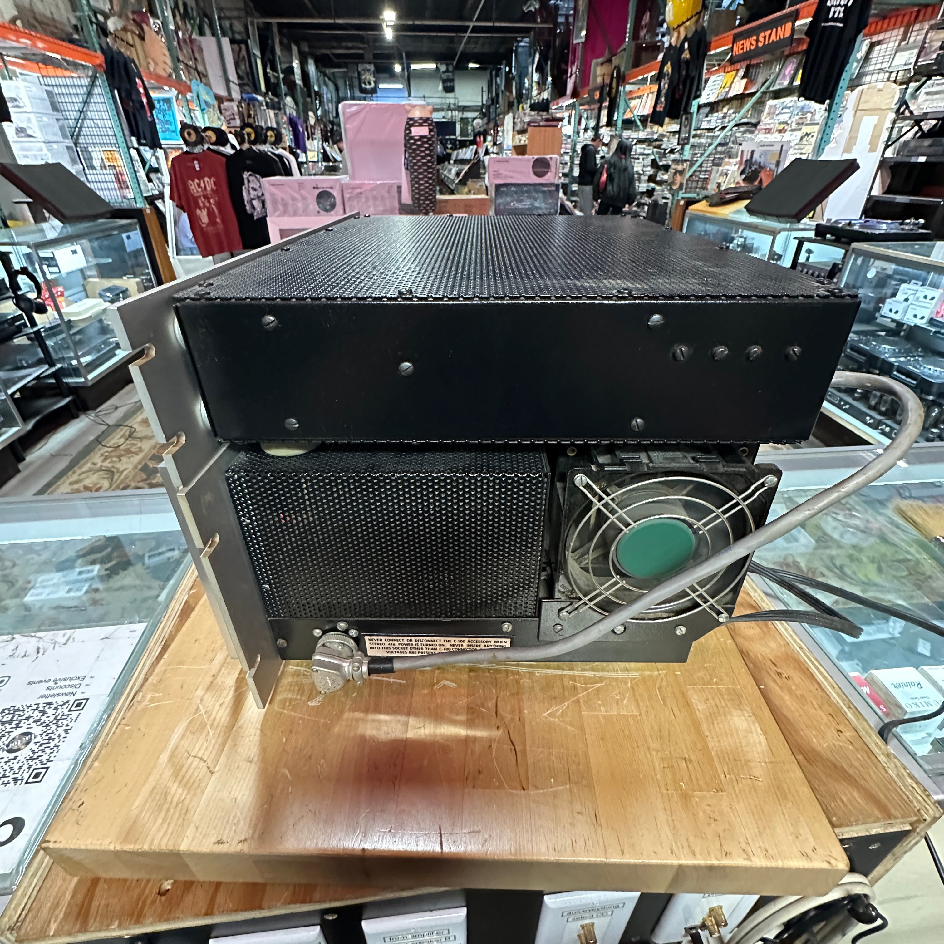 Dynaco Stereo 416 Power Amplifier with C-100 Energy Storage System – 200WPC Vintage Monster