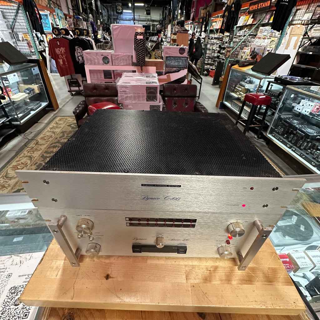 Dynaco Stereo 416 Power Amplifier with C-100 Energy Storage System – 200WPC Vintage Monster