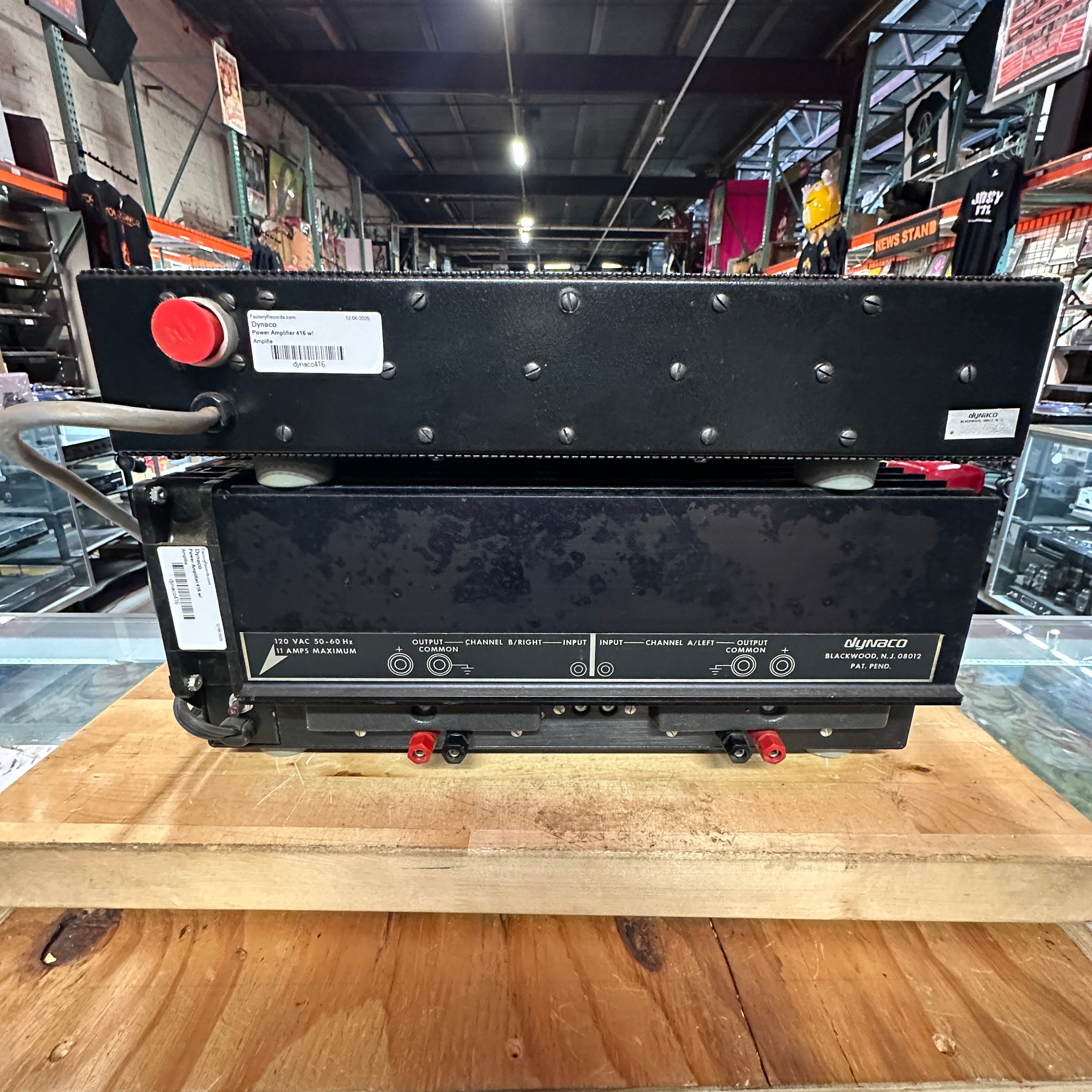 Dynaco Stereo 416 Power Amplifier with C-100 Energy Storage System – 200WPC Vintage Monster