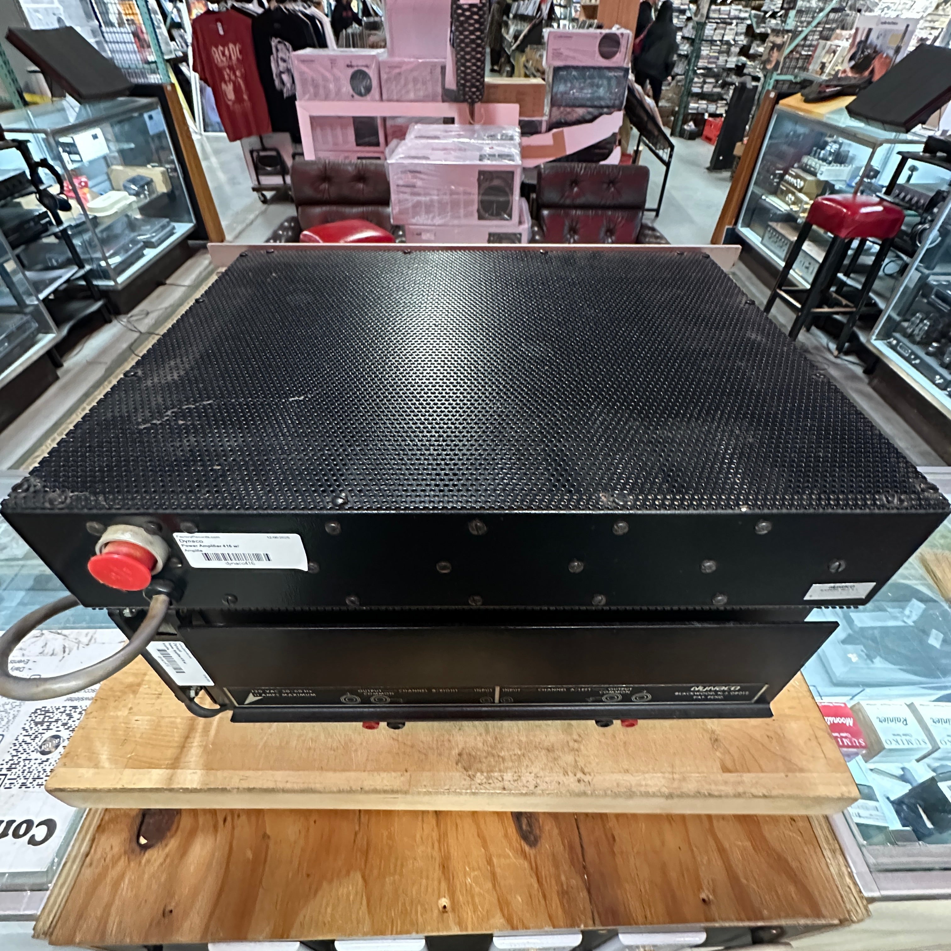 Dynaco Stereo 416 Power Amplifier with C-100 Energy Storage System – 200WPC Vintage Monster