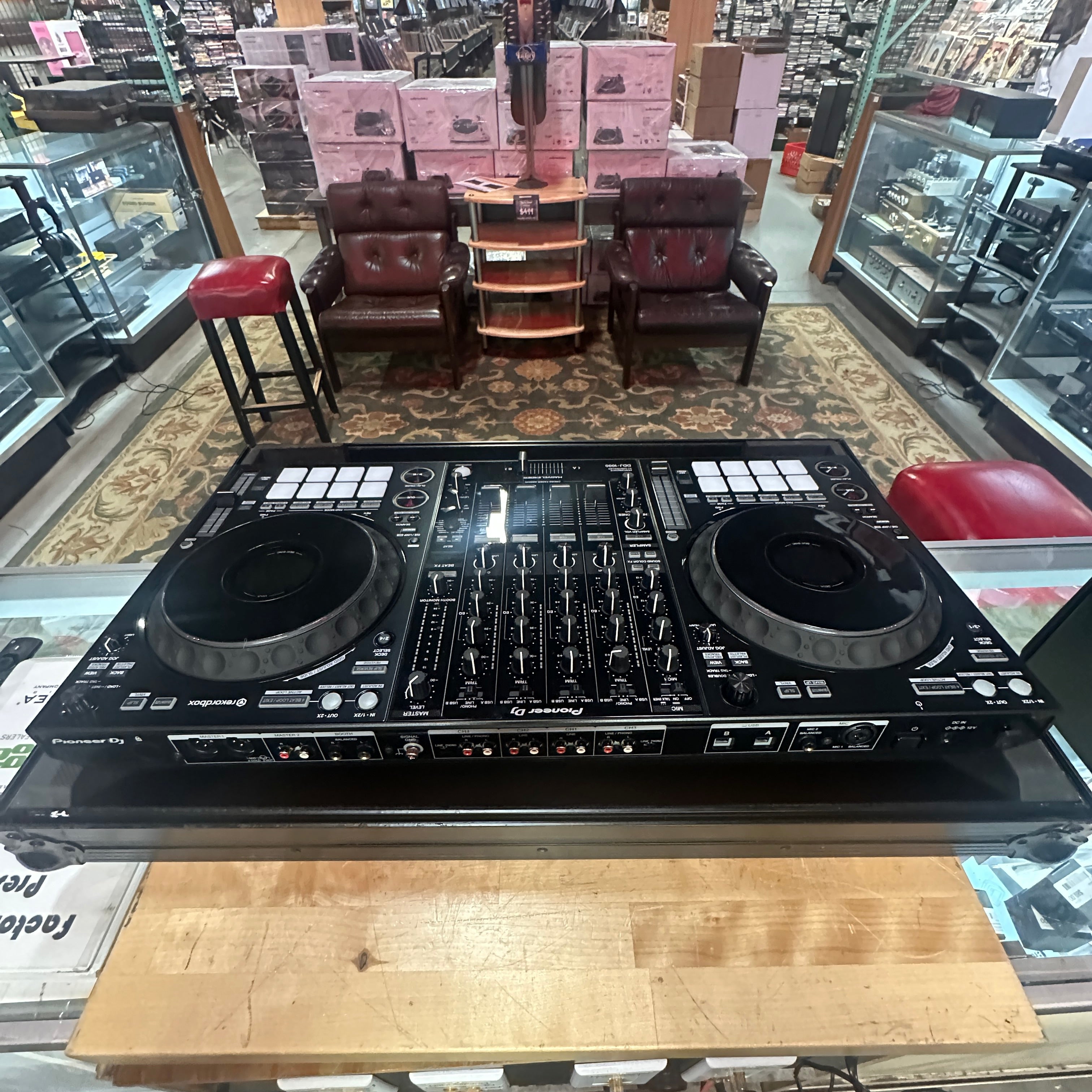 Pioneer DDJ-1000 4-Channel Rekordbox DJ Controller with Odyssey Road Case