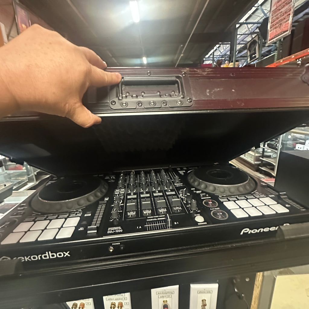 Pioneer DDJ-1000 4-Channel Rekordbox DJ Controller with Odyssey Road Case