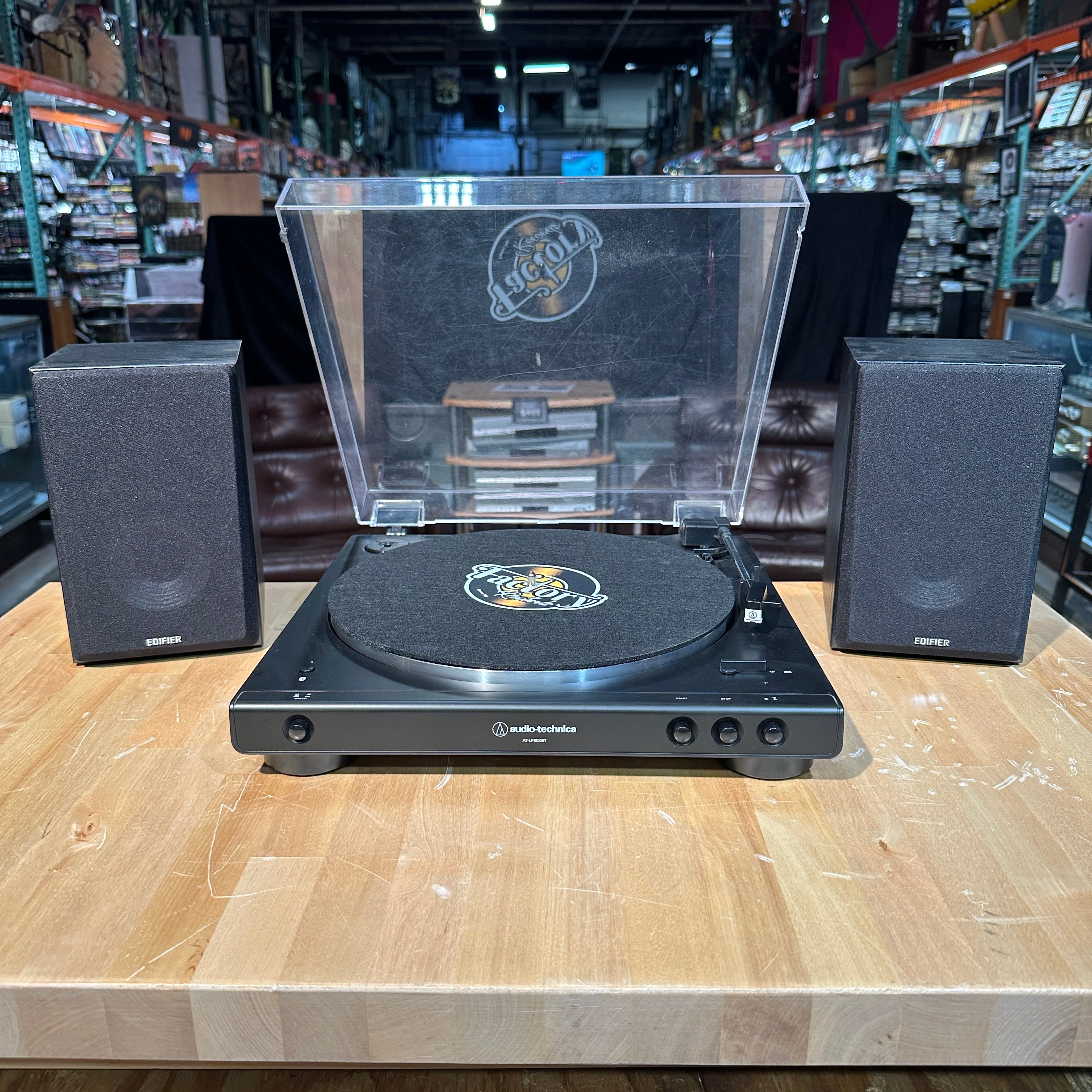 New - Audio Technica AT-LP60X Fully Automatic Belt-Drive Turntable