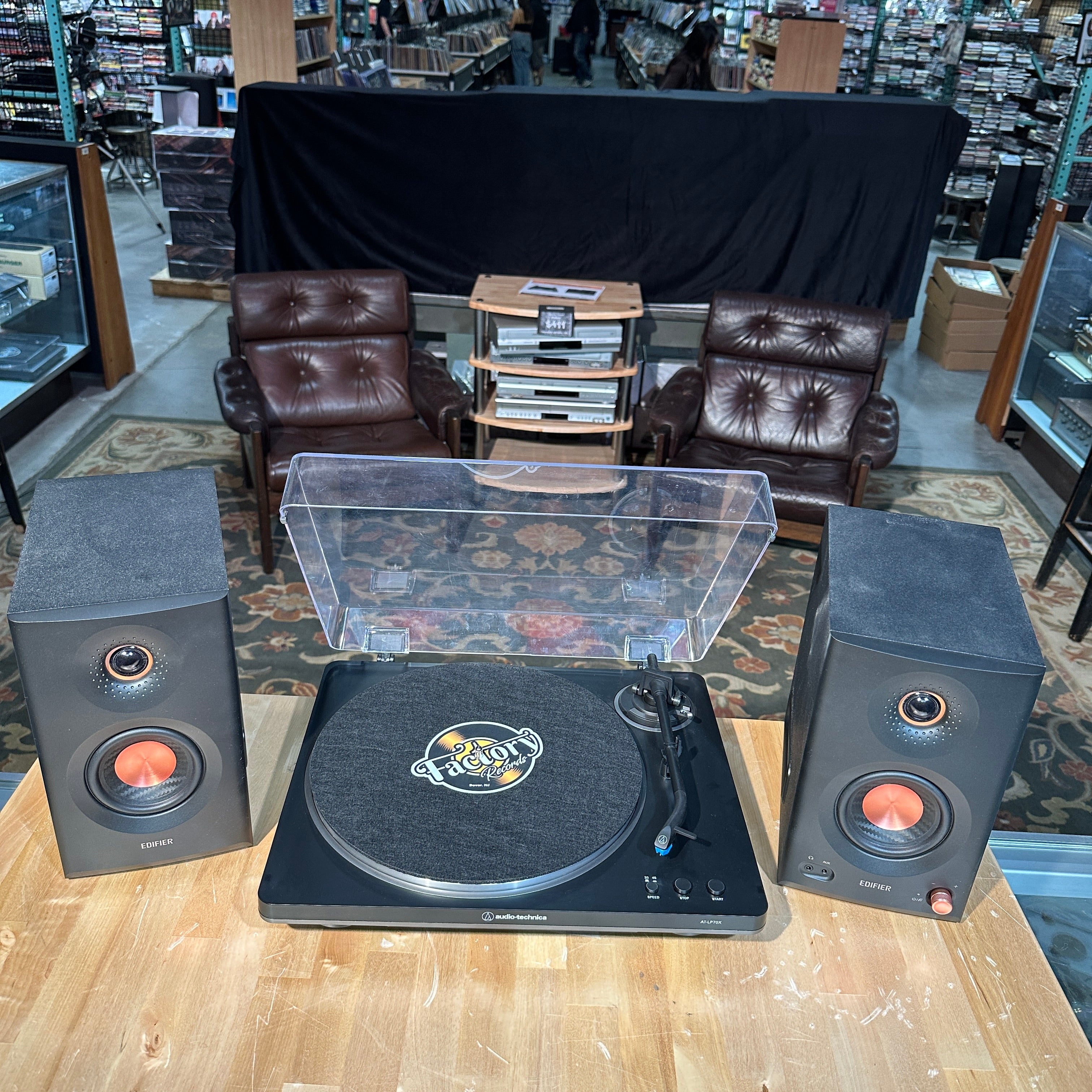 New - Audio Technica AT-LP70X-BG Fully Automatic Belt-Drive Turntable