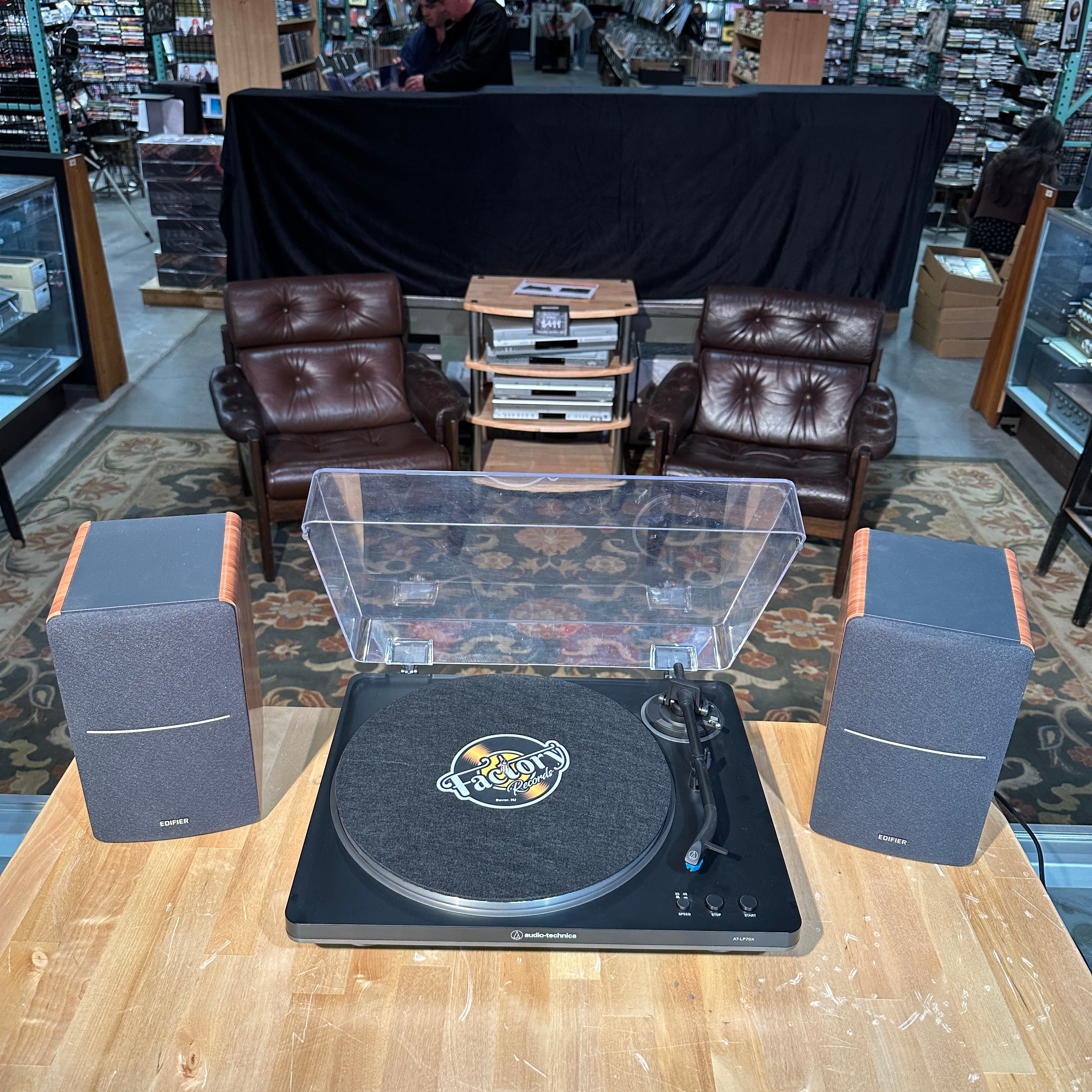 New - Audio Technica AT-LP70X-BG Fully Automatic Belt-Drive Turntable