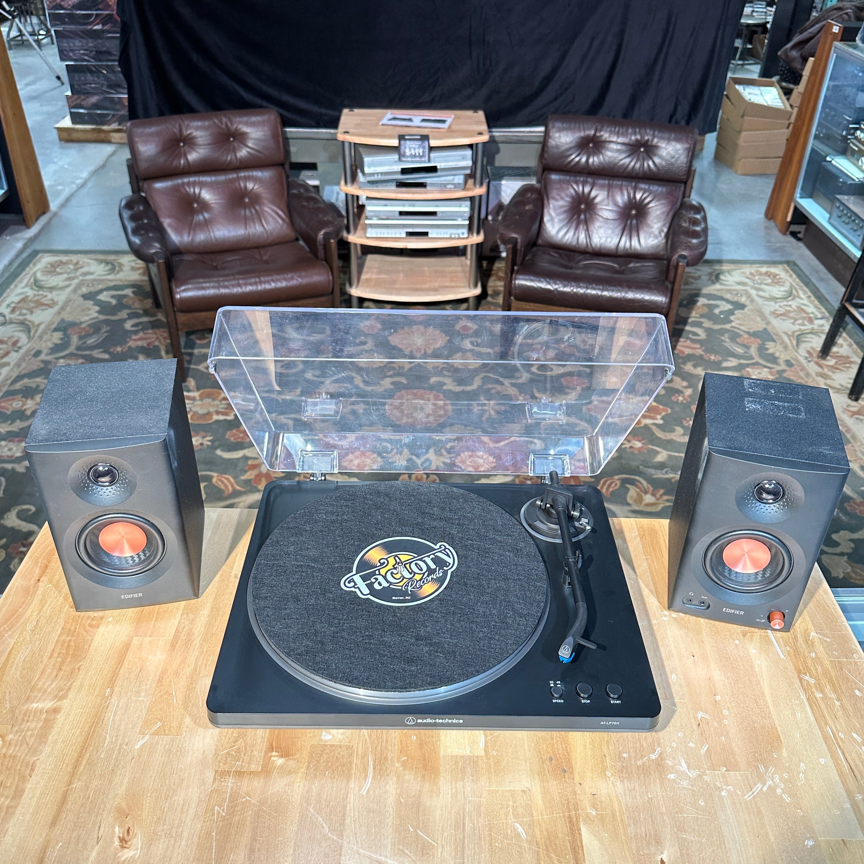 New - Audio Technica AT-LP70X-BG Fully Automatic Belt-Drive Turntable