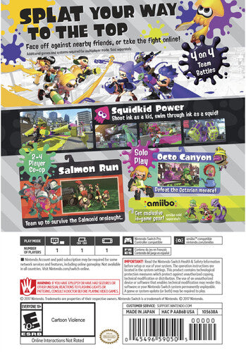Splatoon 2 for Nintendo Switch - Switch