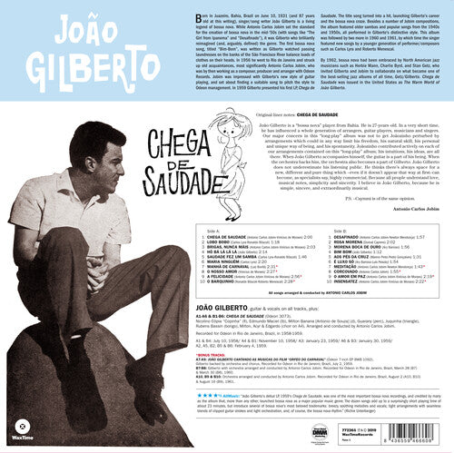 João Gilberto - Chega De Saudade Vinyl