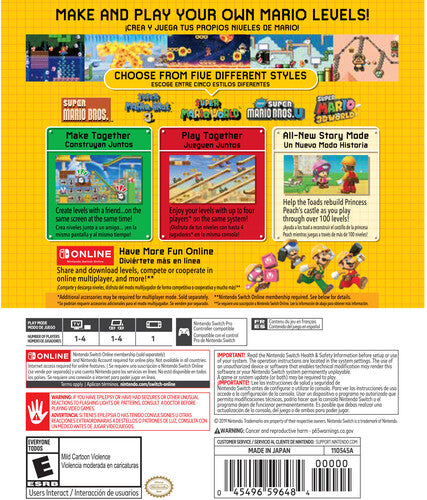 Super Mario Maker 2 for Nintendo Switch - Switch