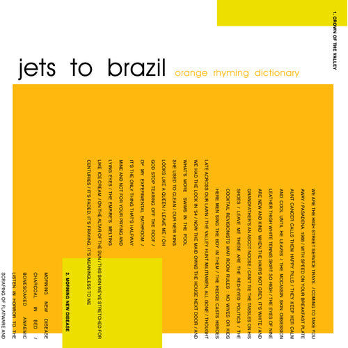 Jets to Brazil - Orange Rhyming Dictionary Vinyl