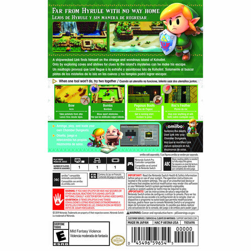 Legend of Zelda Link's Awakening for Nintendo Switch - Switch