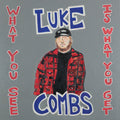 the album cover for Luke Combs - What You See Is What You Get