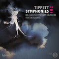 the album cover for Tippett / Martyn Brabbins - Tippett: Symphonies Nos.1 And 2