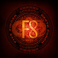 the album cover for Five Finger Death Punch - F8 [Indie Exclusive Limited Edition 2LP]