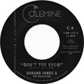 the album cover for Durand Jones & The Indications - Don't You Know [Vinyl Single]