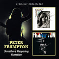 the album cover for Peter Frampton - Somethin's Happening / Frampton [Import]