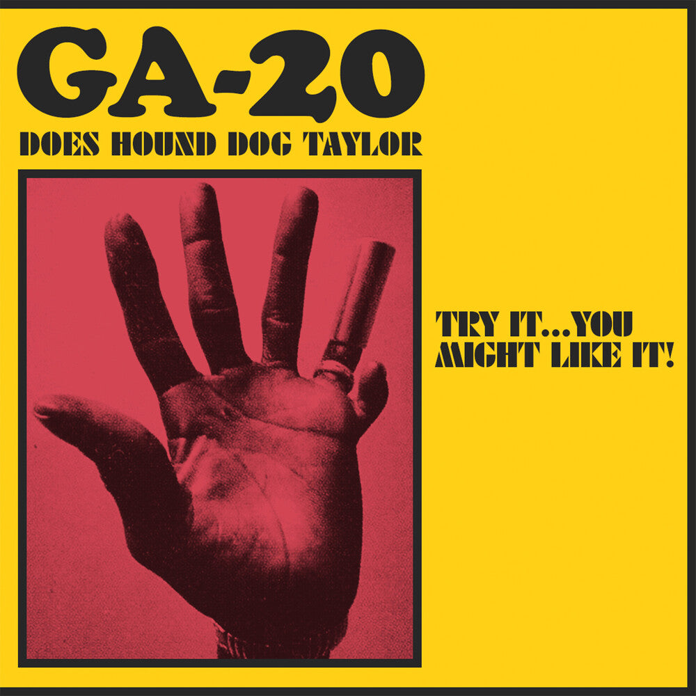 the album cover for GA-20 - Does Hound Dog Taylor