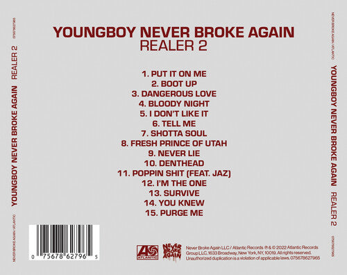 Youngboy Never Broke Again - Realer 2 CD