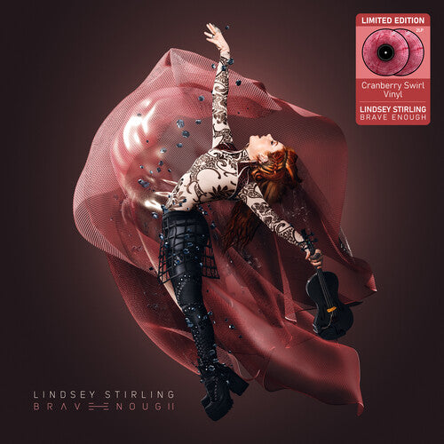 Lindsey Stirling - Brave Enough- Cranberry Swirl Vinyl