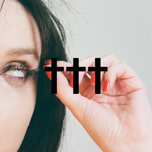 the album cover for +++ (Crosses) - PERMANENT.RADIANT EP