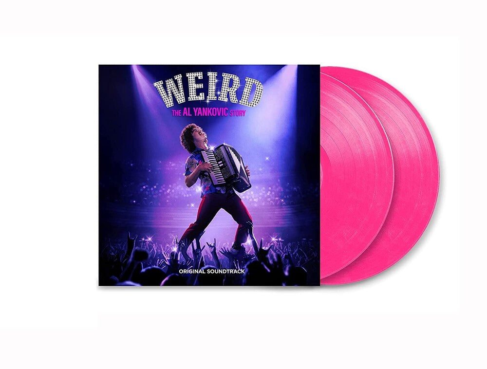 the album cover for 'Weird Al' Yankovic - Weird: The Al Yankovic Story (Original Motion Picture Soundtrack) [Hot Pink 2LP]