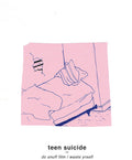 Teen Suicide - Dc Snuff Film / Waste Yrself - Pink Cassette