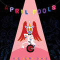 the album cover for The Scary Jokes - April Fools [Indie Exclusive Limited Edition Pink Smoke LP]