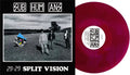 the album cover for Subhumans - 29:29 Split Vision [RSD Essential Indie Colorway Deep Purple LP]