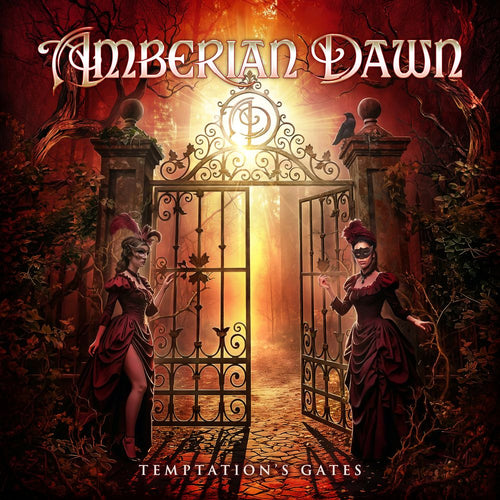 the album cover for Amberian Dawn - Temptation's Gate