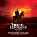 the album cover for Vicente Fernandez - Tributo Al Rey Con Banda (Grandes Duetos Vol. 1)